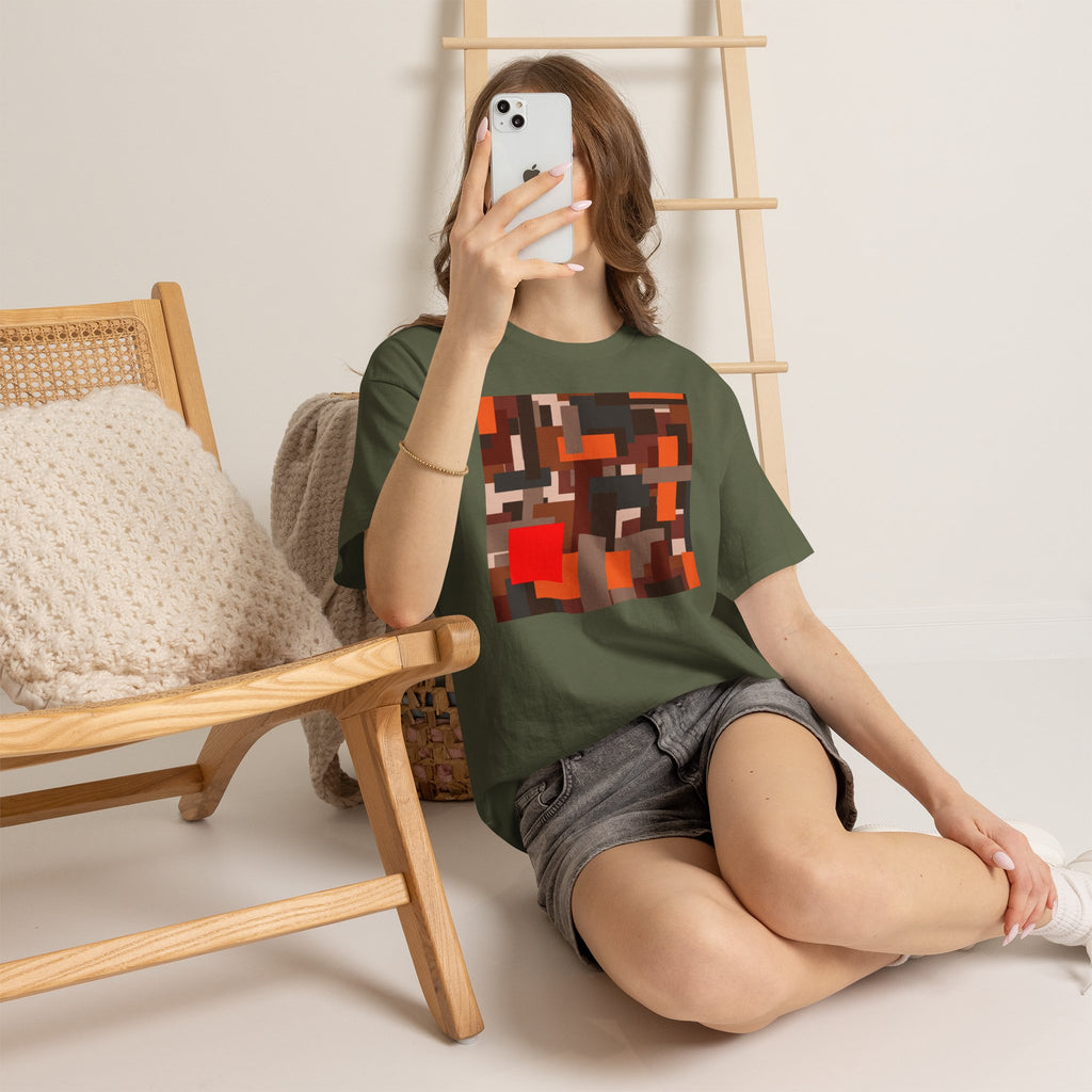 Scarlet Structure — Unisex Heavy Cotton T-Shirt