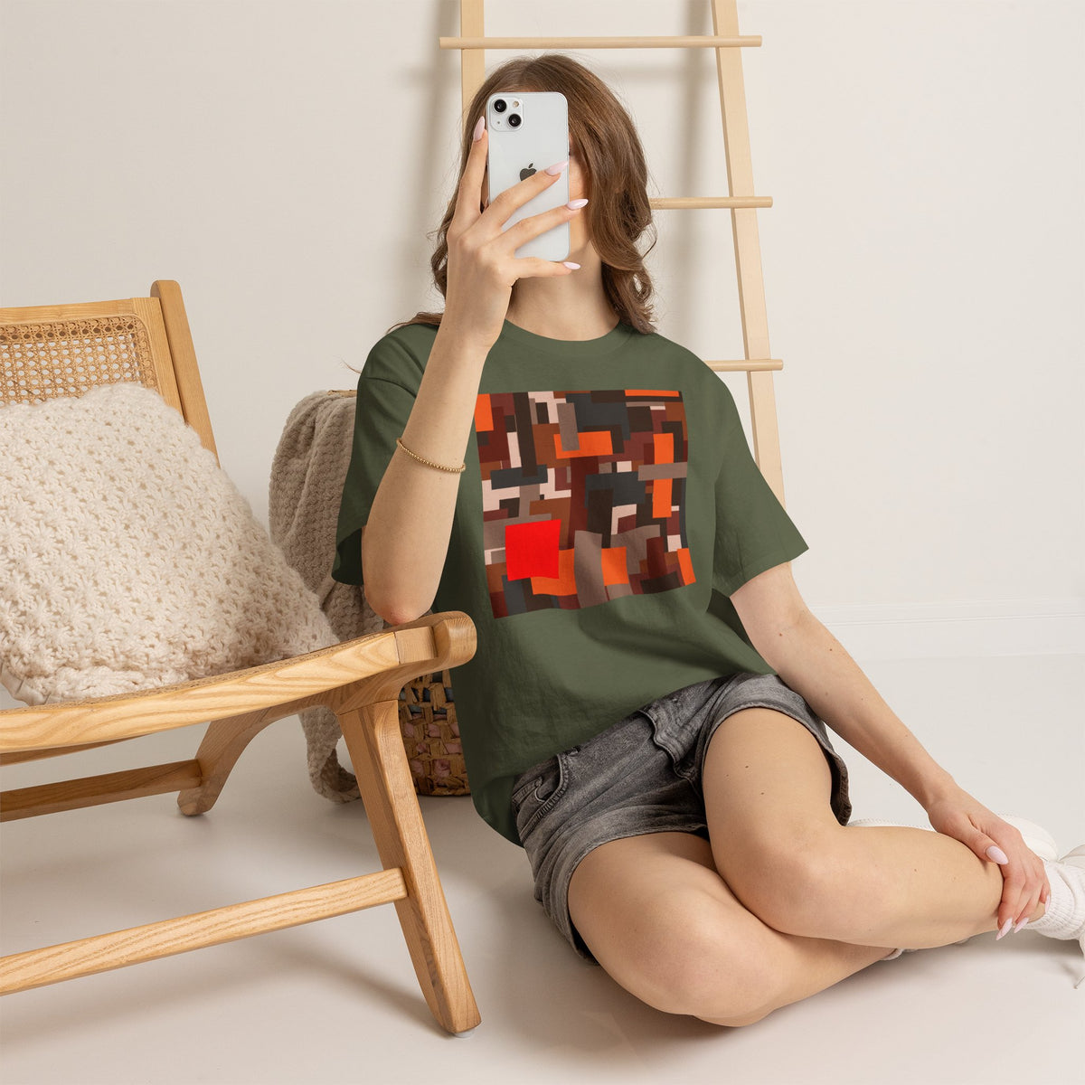 Scarlet Structure — Unisex Heavy Cotton T-Shirt