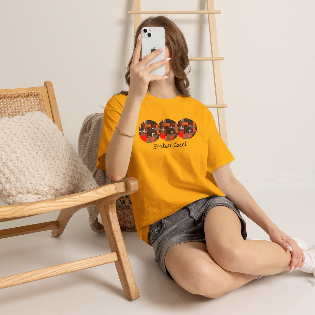 Circle Story — Geometric Graphic T-Shirt