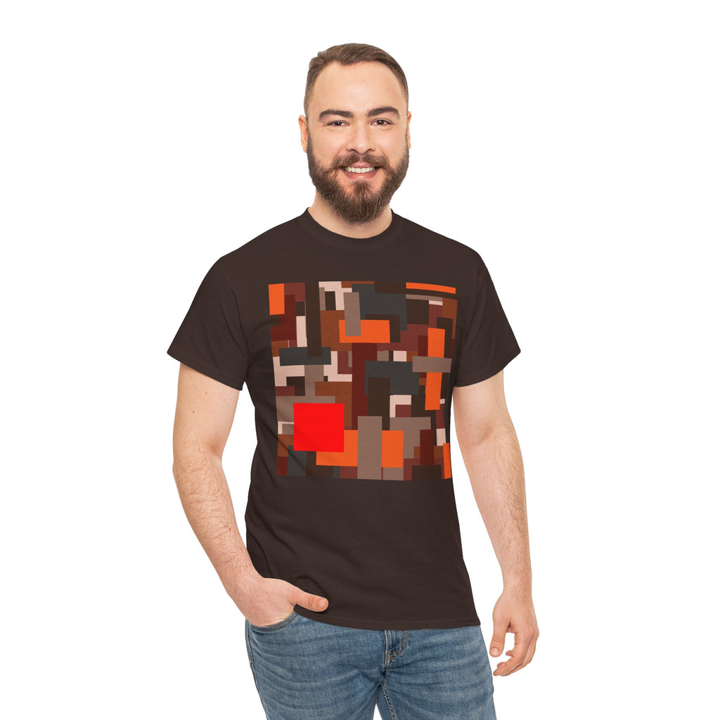 Scarlet Structure — Unisex Heavy Cotton T-Shirt
