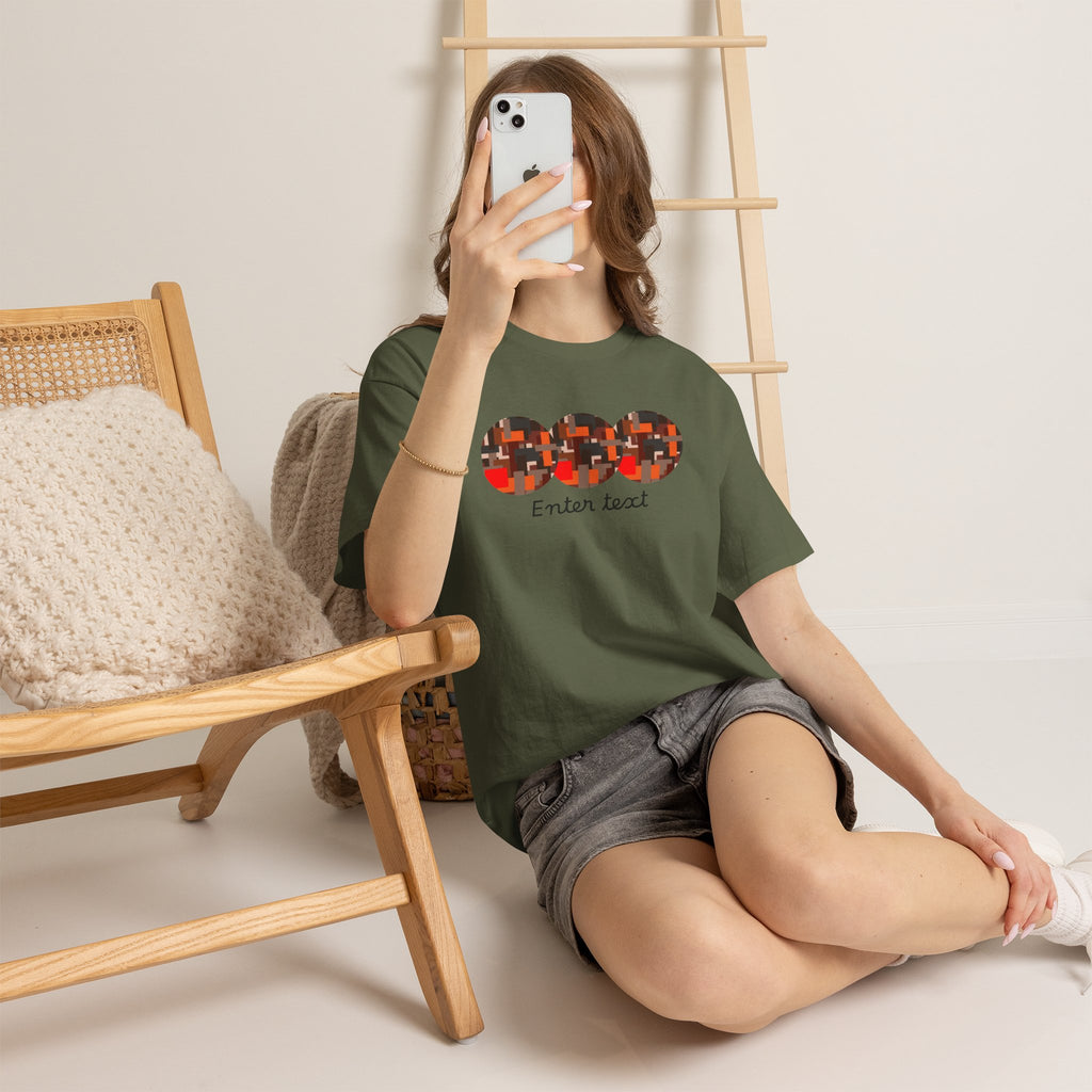 Circle Story — Geometric Graphic T-Shirt