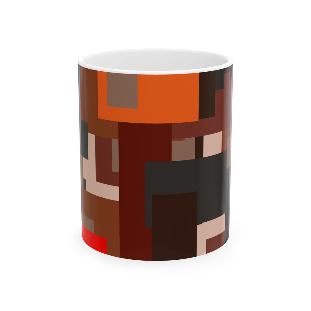 Scarlet Structure — Ceramic Mug (11oz & 15oz)