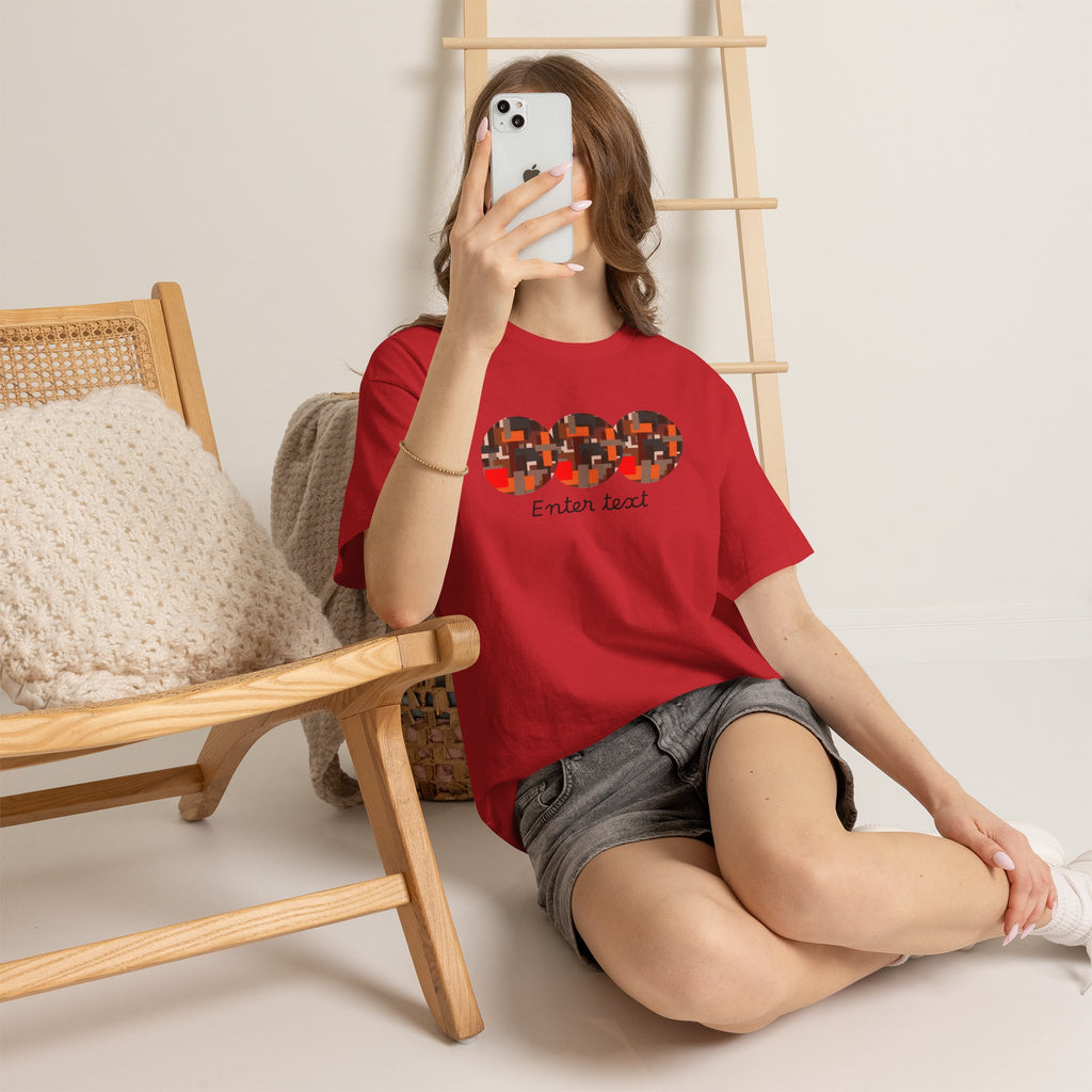 Circle Story — Geometric Graphic T-Shirt