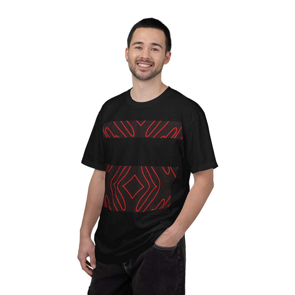 Crimson Current — Scarlet Shadow Garment-Dyed T-Shirt