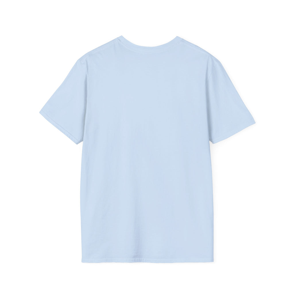 Geometric Line Art Tee — Pink Symmetry Graphic T-Shirt