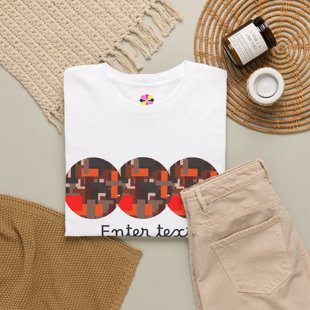 Circle Story — Geometric Graphic T-Shirt