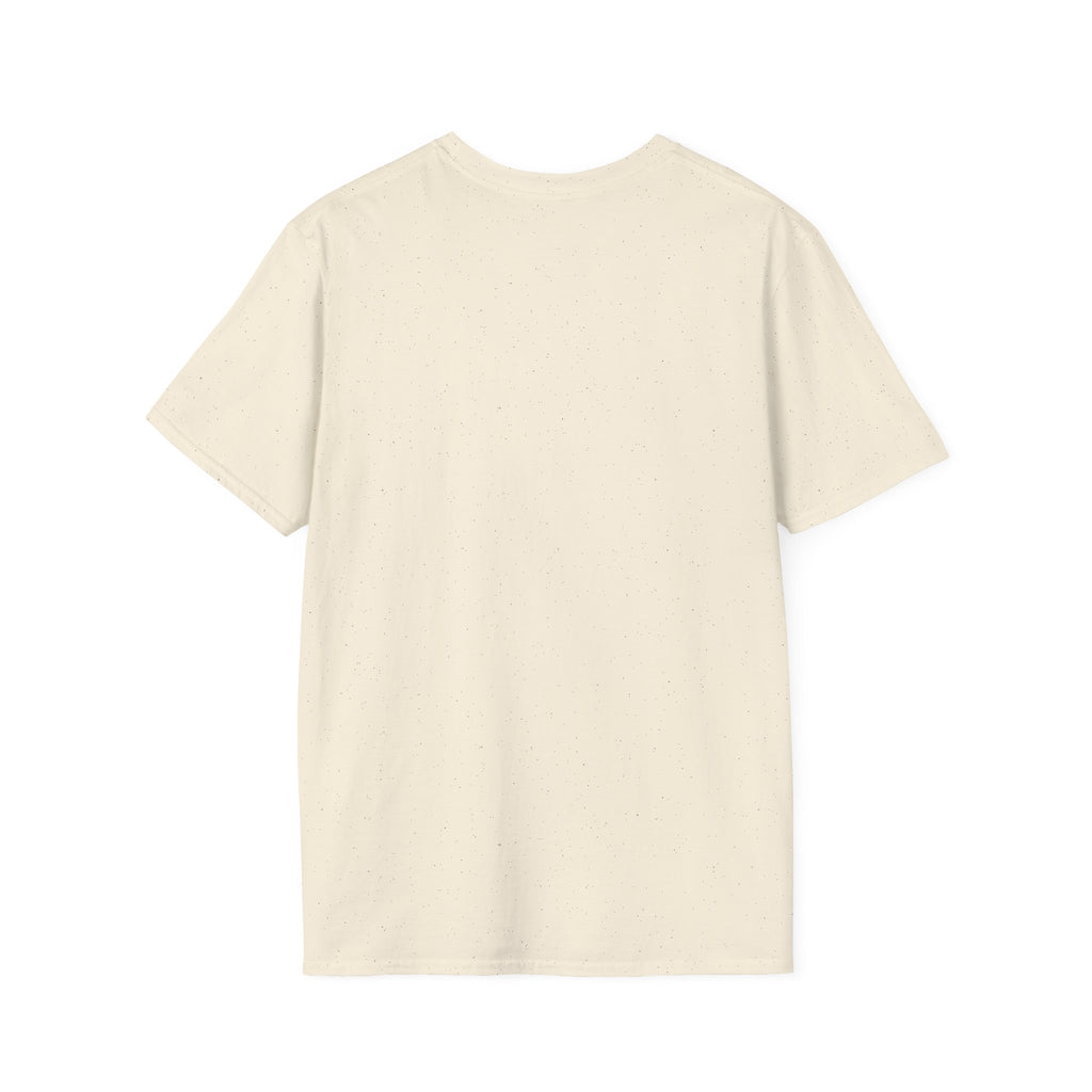 Geometric Line Art Tee — Pink Symmetry Graphic T-Shirt