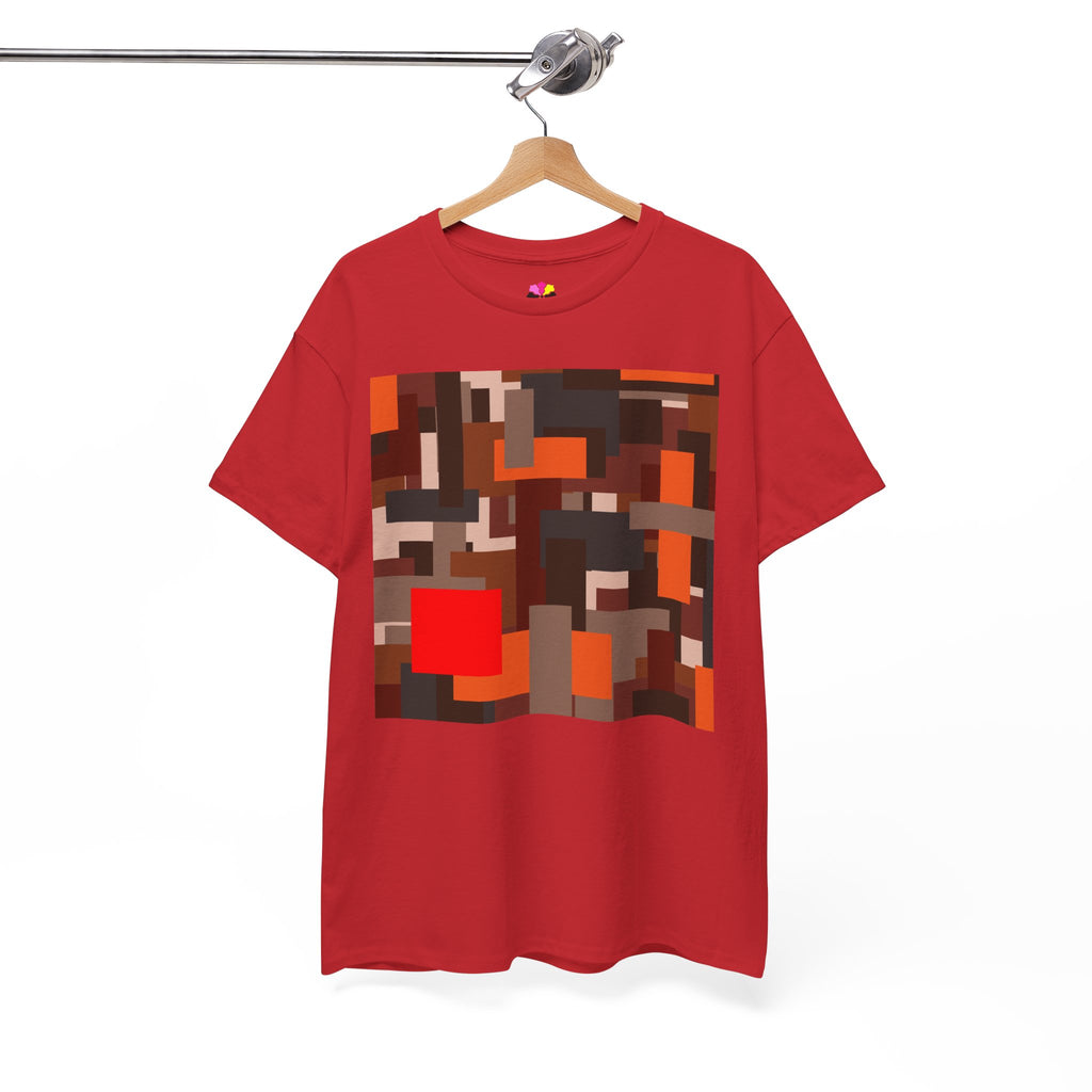 Scarlet Structure — Unisex Heavy Cotton T-Shirt