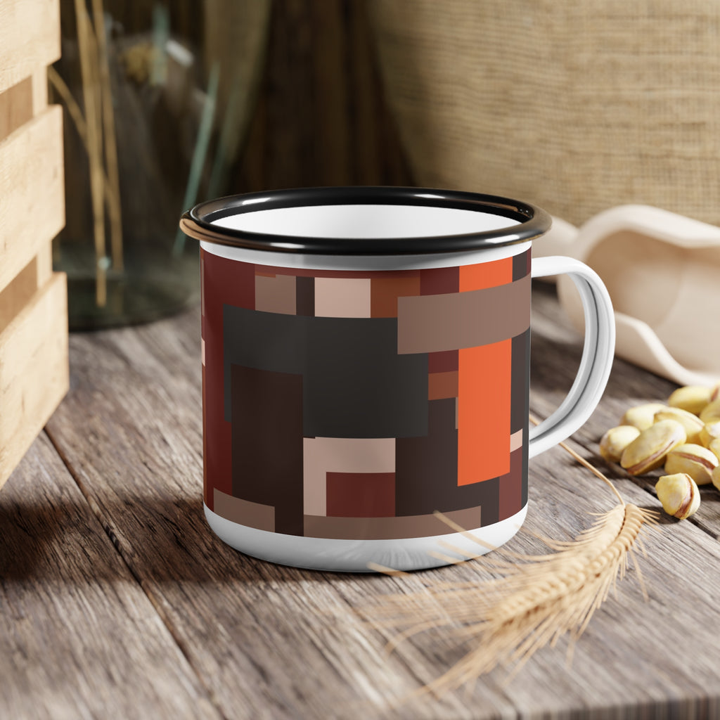Scarlet Structure — Enamel Camp Cup (12oz)