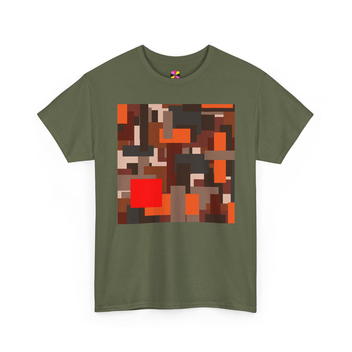 Scarlet Structure — Unisex Heavy Cotton T-Shirt