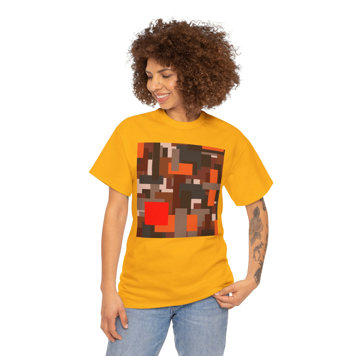 Scarlet Structure — Unisex Heavy Cotton T-Shirt