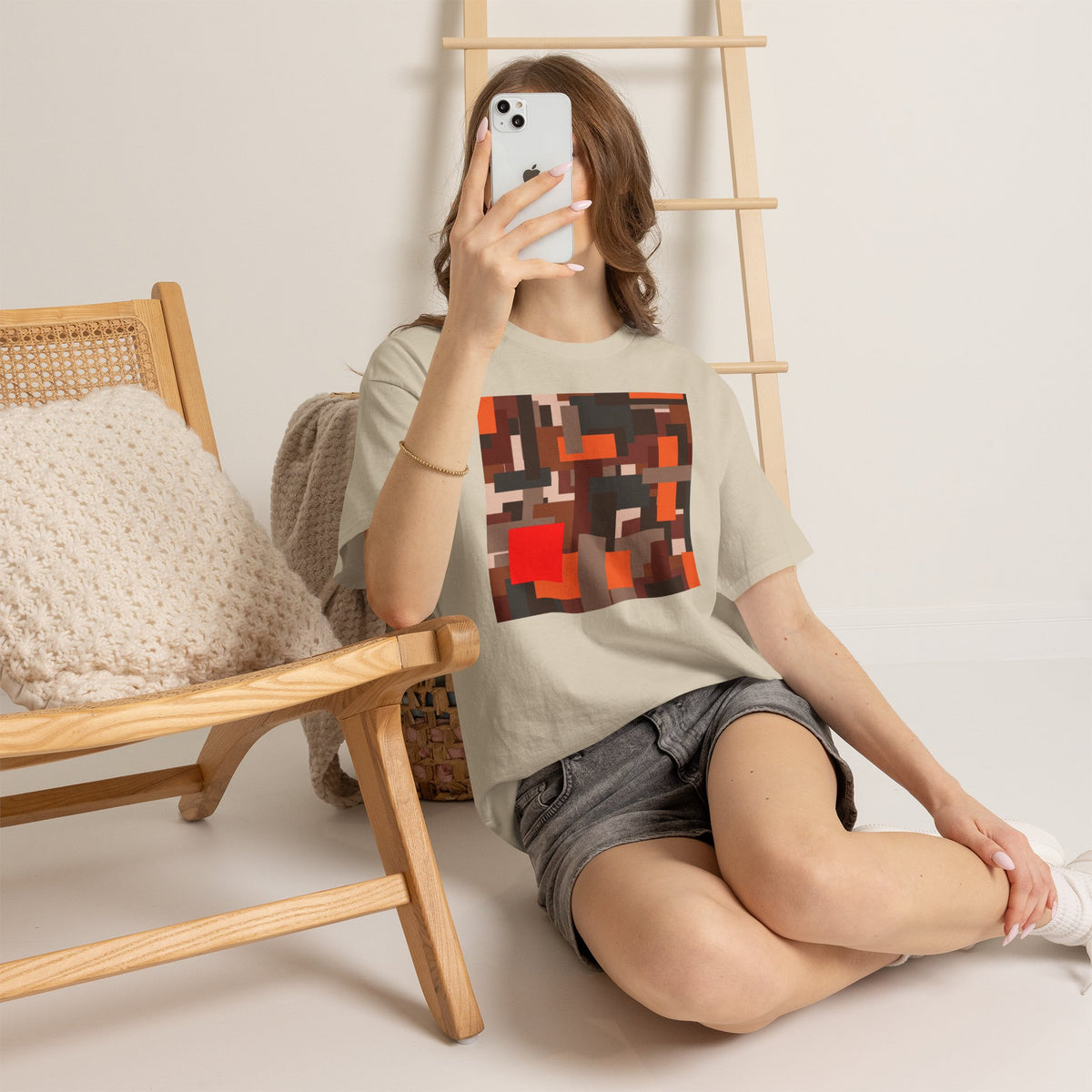 Scarlet Structure — Unisex Heavy Cotton T-Shirt