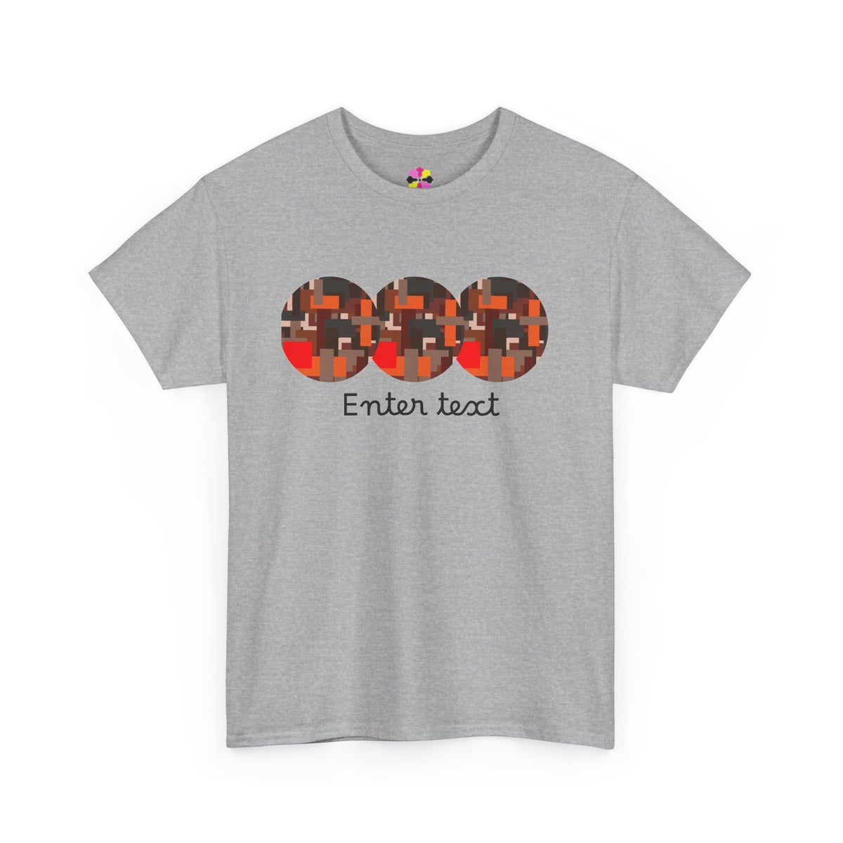 Circle Story — Geometric Graphic T-Shirt