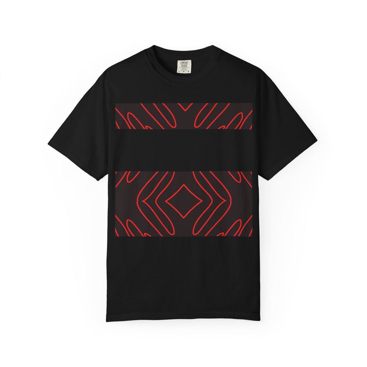 Crimson Current — Scarlet Shadow Garment-Dyed T-Shirt