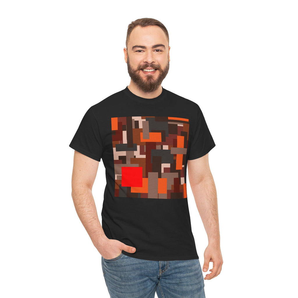 Scarlet Structure — Unisex Heavy Cotton T-Shirt