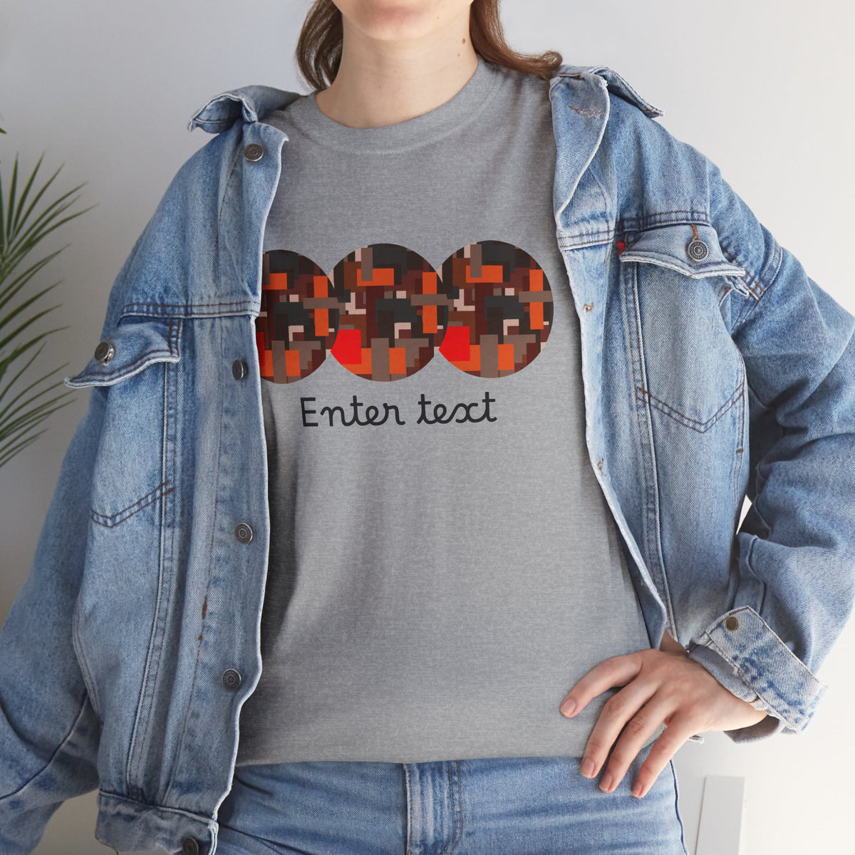Circle Story — Geometric Graphic T-Shirt