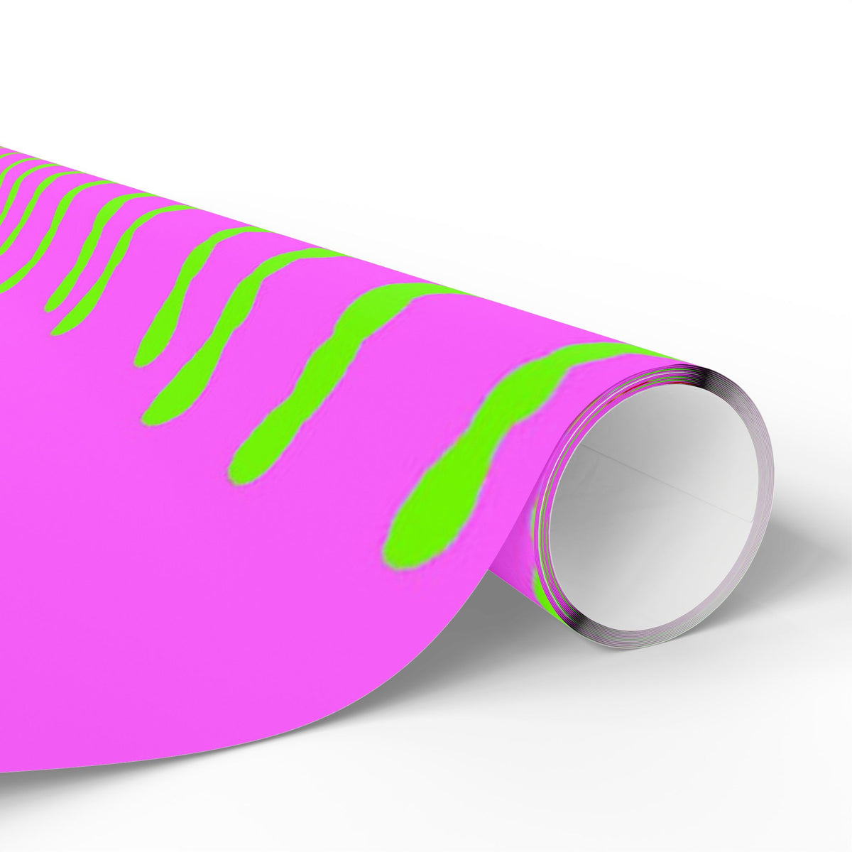 Ribbon Rhythm — Lime Laugh Wrapping Paper Roll