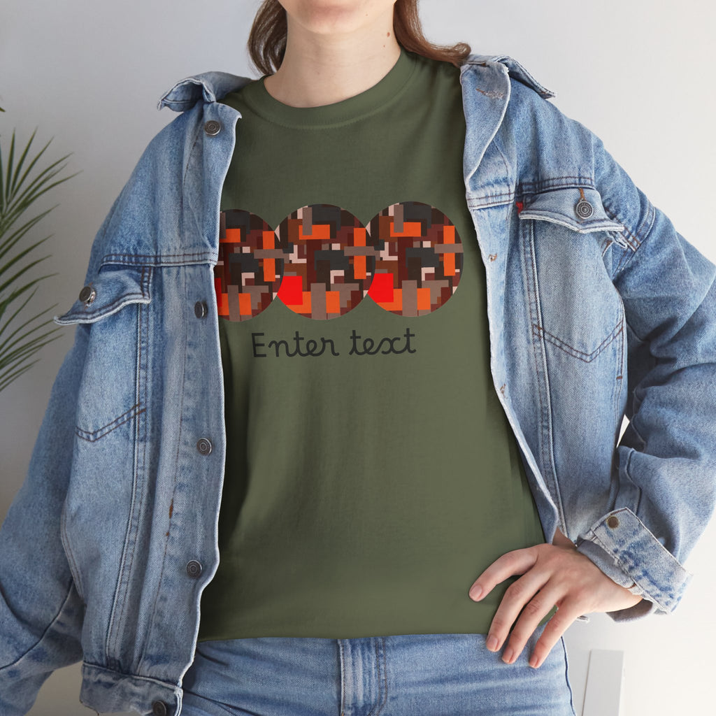 Circle Story — Geometric Graphic T-Shirt