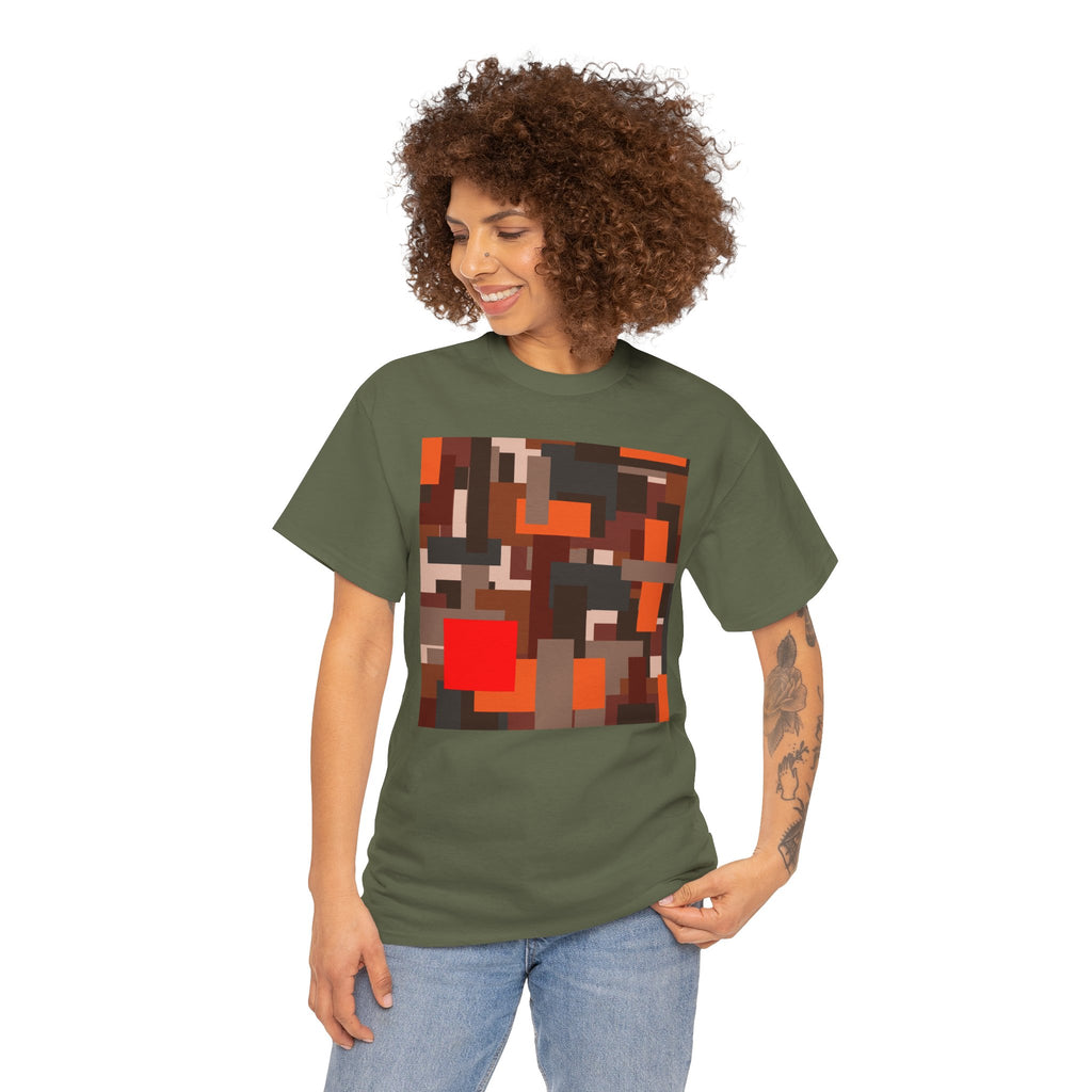 Scarlet Structure — Unisex Heavy Cotton T-Shirt