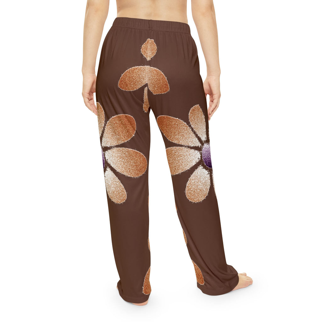 Petal Portal — Cocoa Charm Women's Pyjama Pants