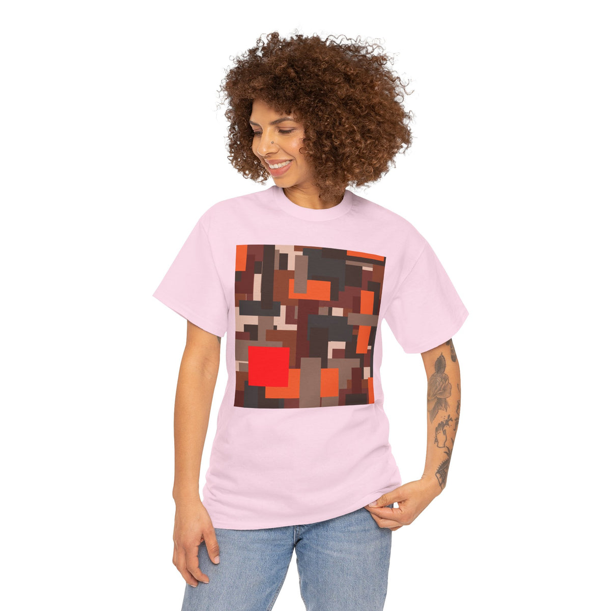 Scarlet Structure — Unisex Heavy Cotton T-Shirt
