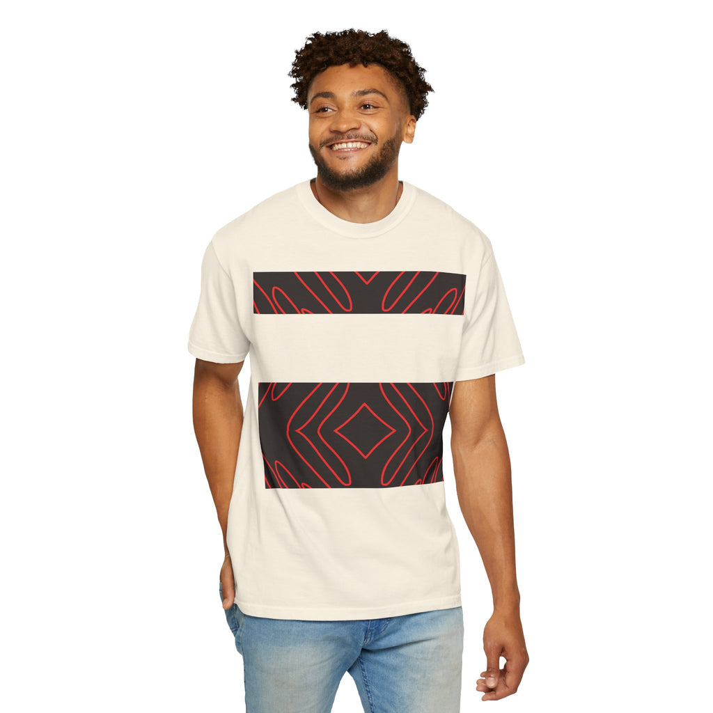 Crimson Current — Scarlet Shadow Garment-Dyed T-Shirt