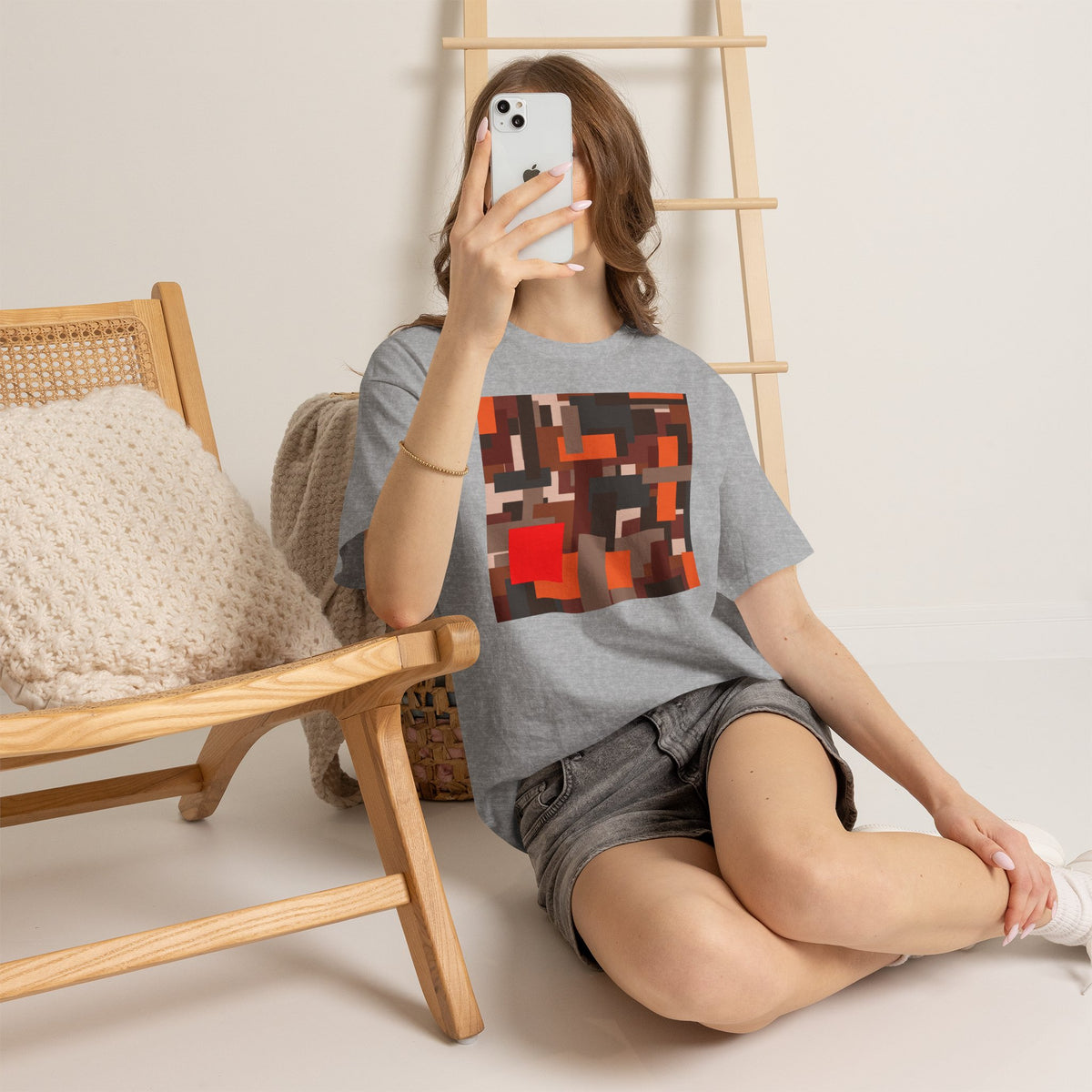 Scarlet Structure — Unisex Heavy Cotton T-Shirt