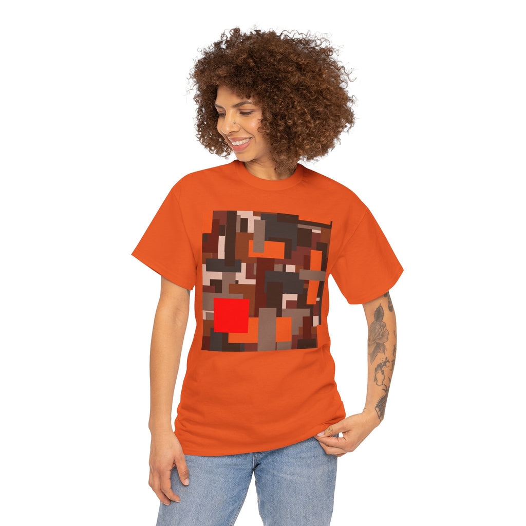 Scarlet Structure — Unisex Heavy Cotton T-Shirt