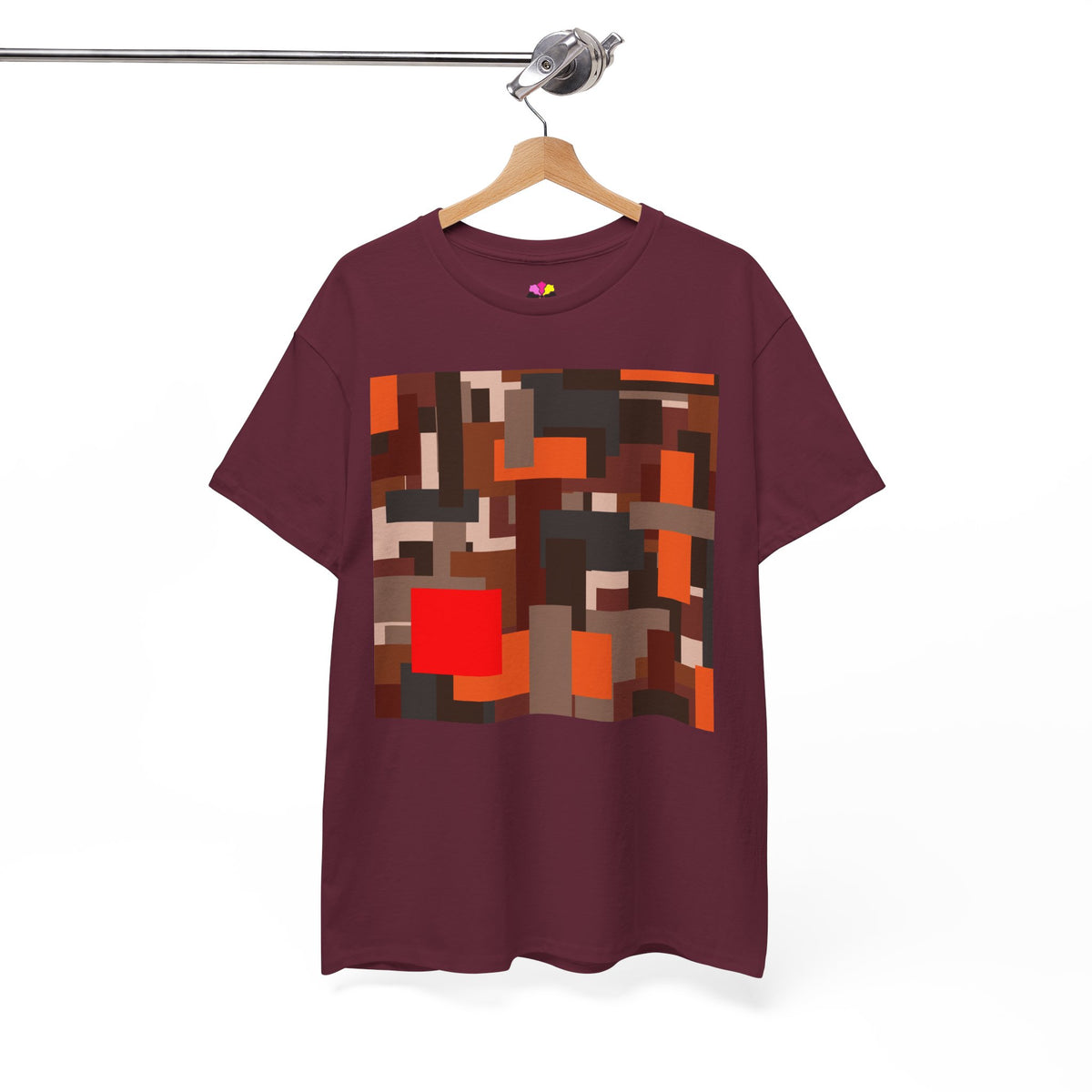 Scarlet Structure — Unisex Heavy Cotton T-Shirt
