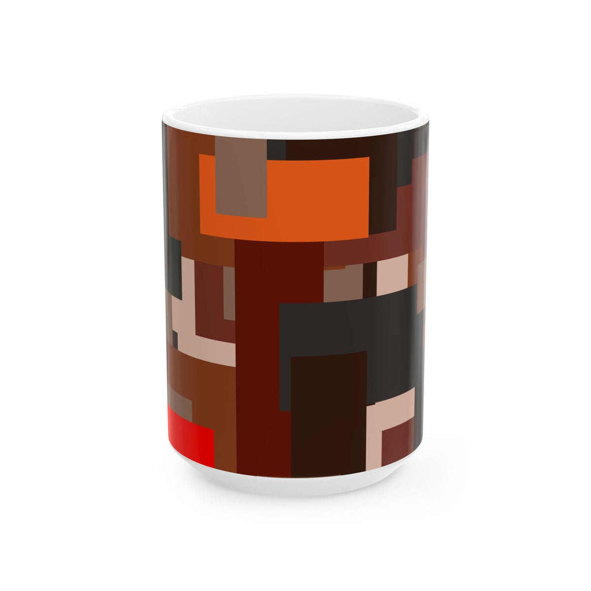 Scarlet Structure — Ceramic Mug (11oz & 15oz)