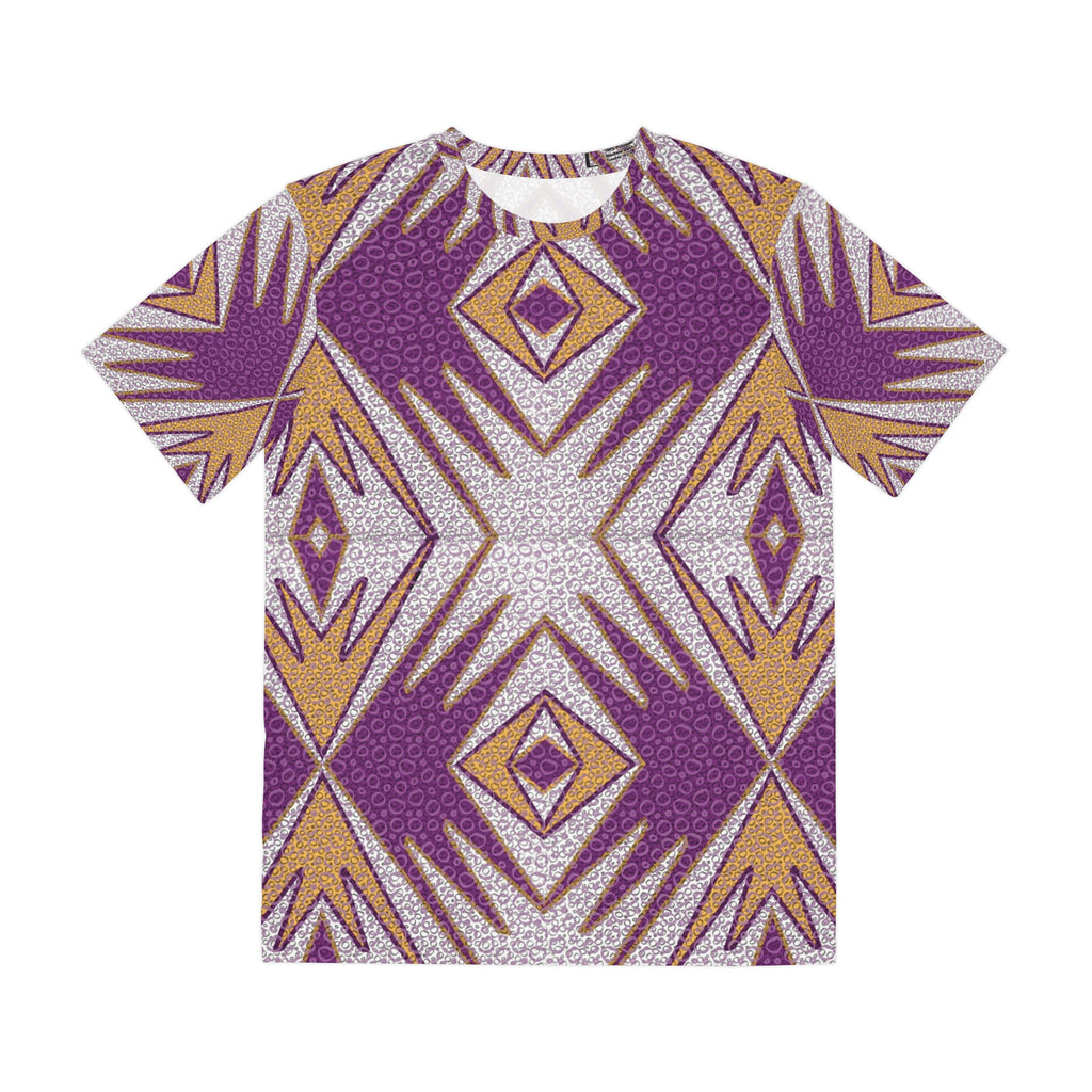 Geometric Purple Aztec All-Over Print Tee