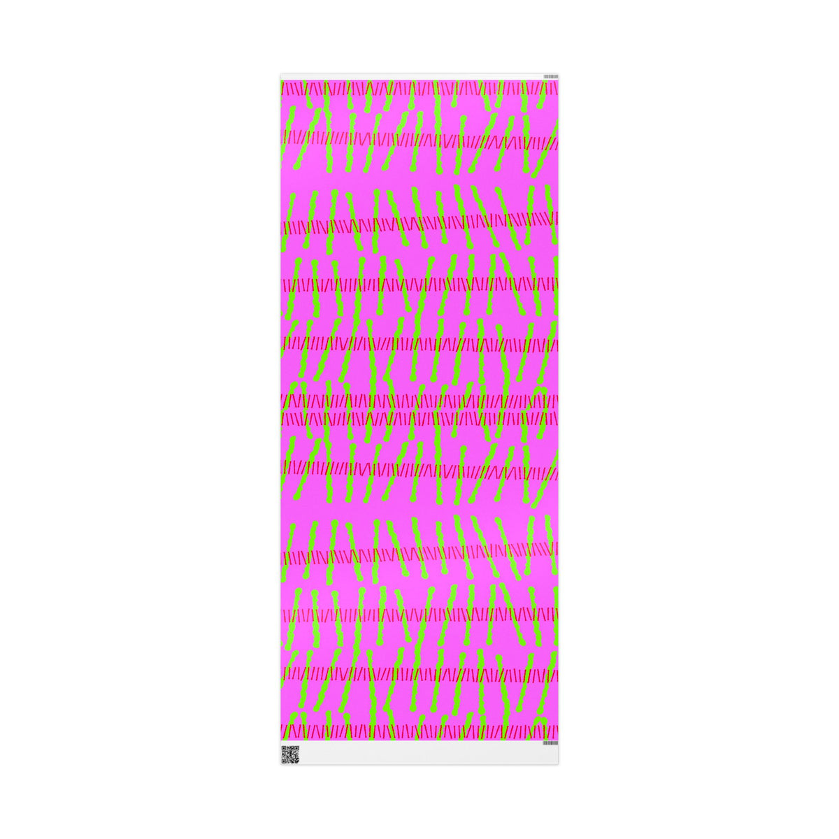 Ribbon Rhythm — Lime Laugh Wrapping Paper Roll