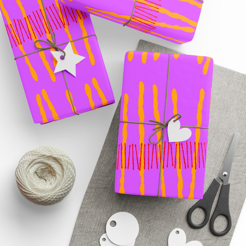 Ribbon Rhythm — Sunset Swing Wrapping Paper Roll