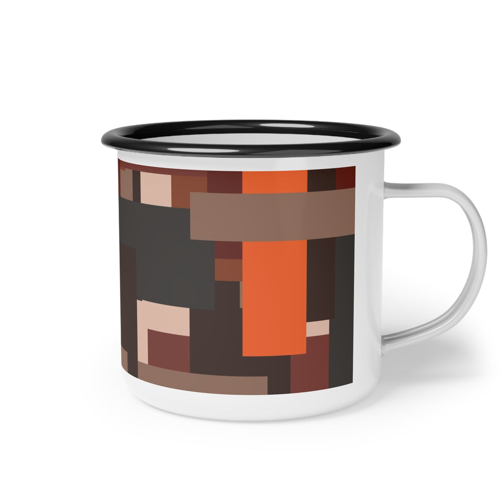 Scarlet Structure — Enamel Camp Cup (12oz)
