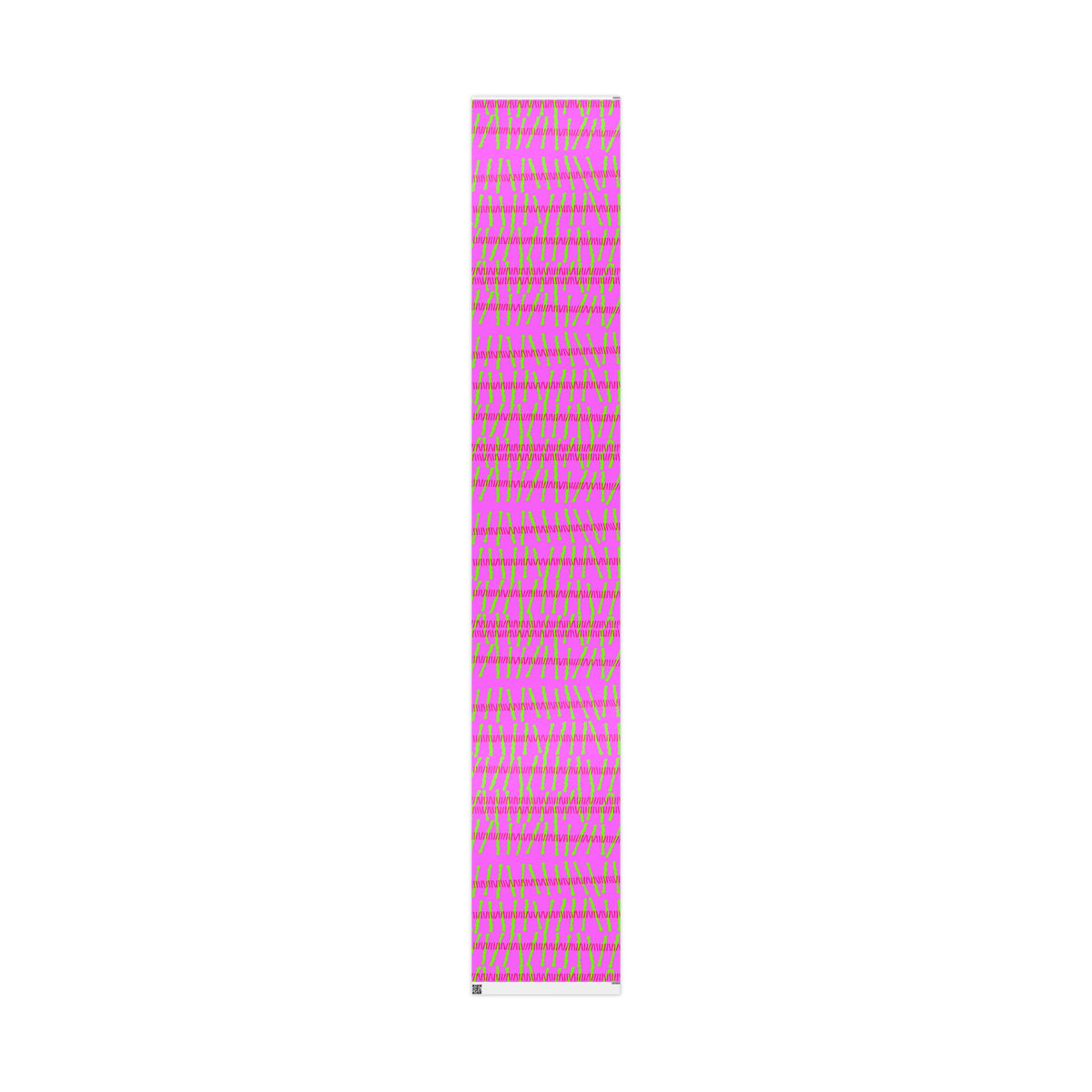 Ribbon Rhythm — Lime Laugh Wrapping Paper Roll