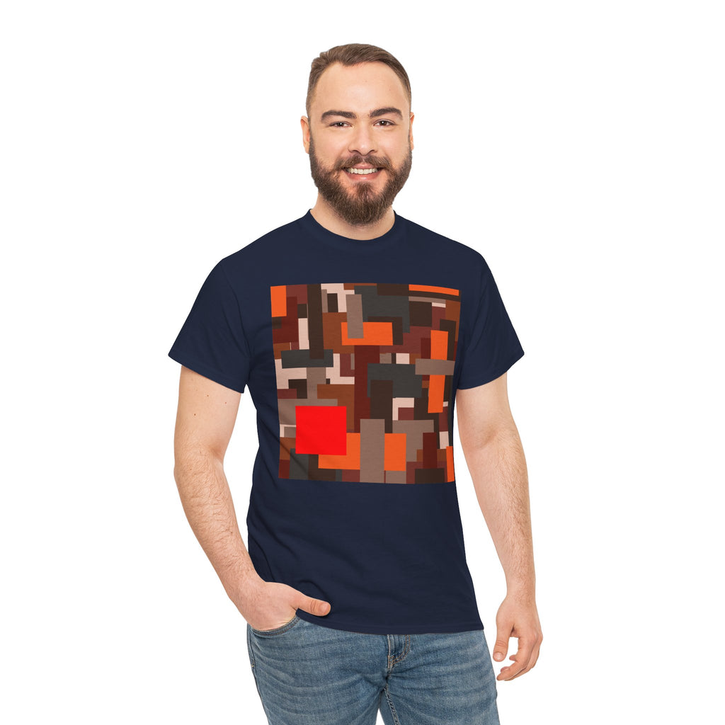 Scarlet Structure — Unisex Heavy Cotton T-Shirt