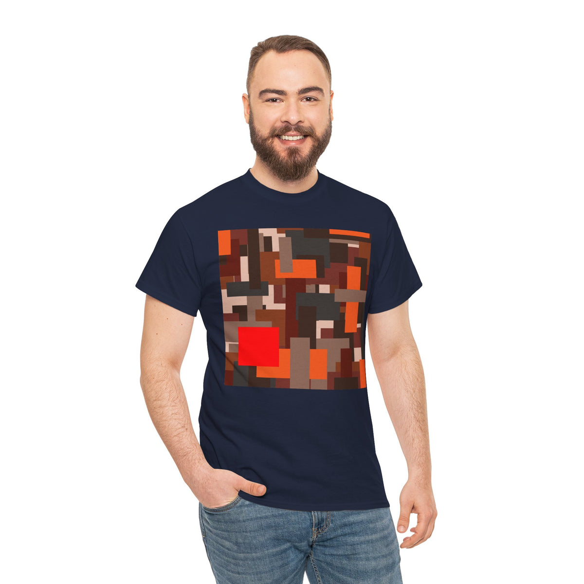 Scarlet Structure — Unisex Heavy Cotton T-Shirt