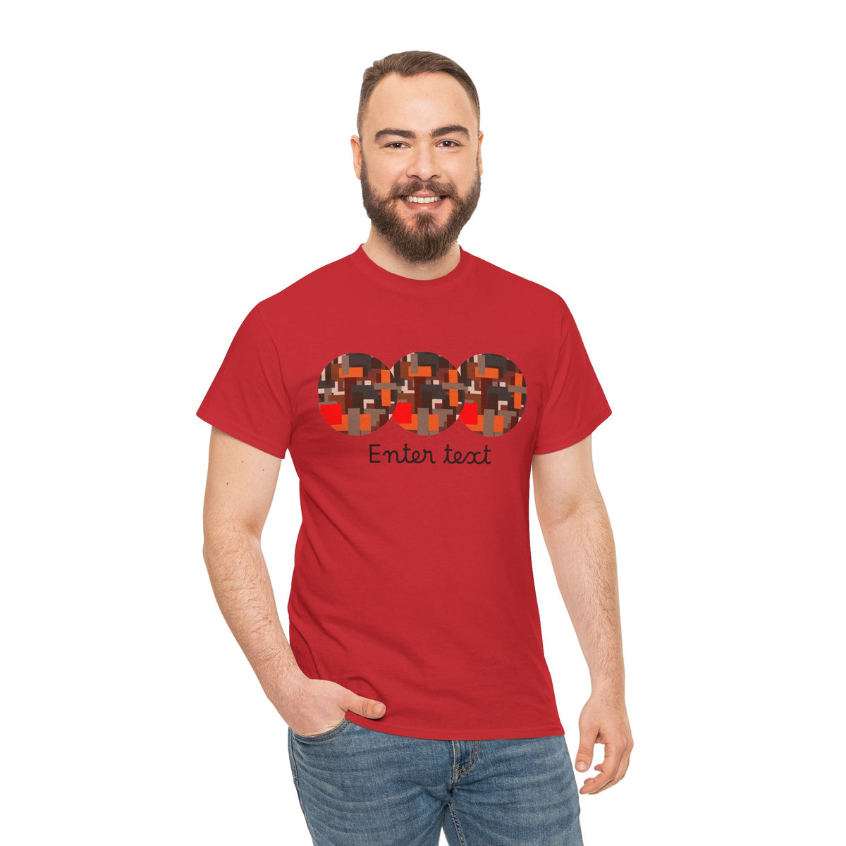 Circle Story — Geometric Graphic T-Shirt