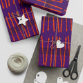 Ribbon Rhythm — Plum Pulse Gift Wrap Sheet