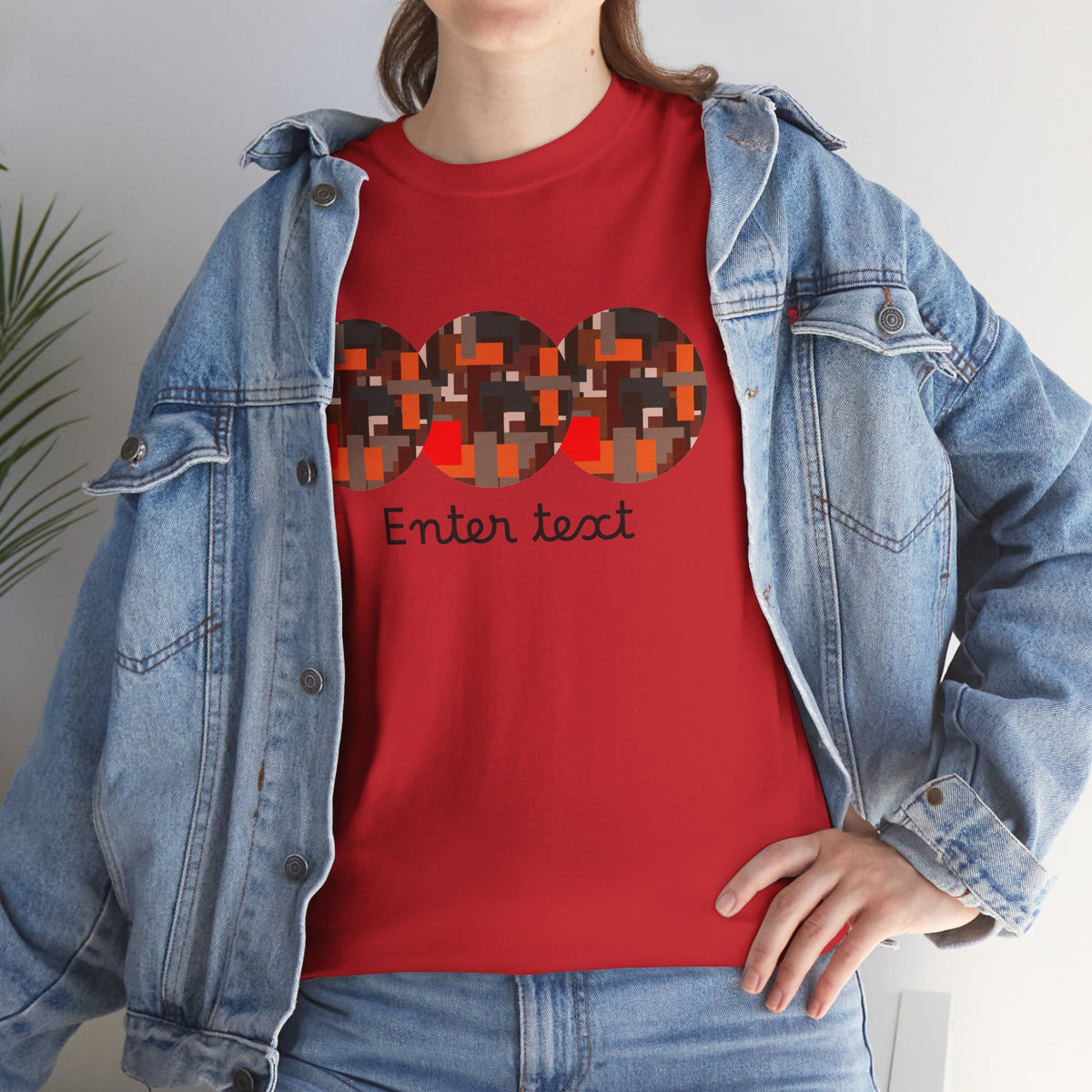 Circle Story — Geometric Graphic T-Shirt
