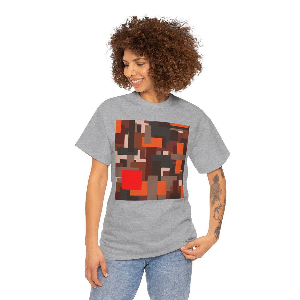 Scarlet Structure — Unisex Heavy Cotton T-Shirt