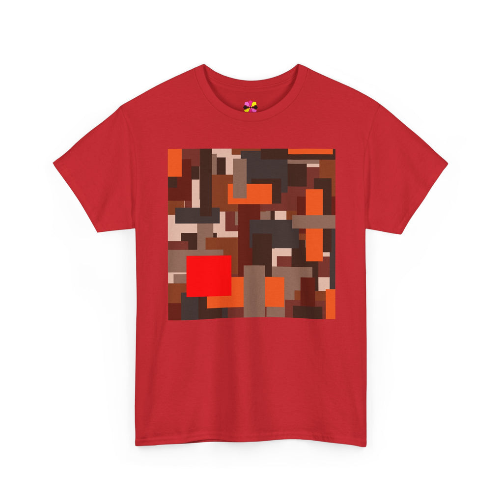 Scarlet Structure — Unisex Heavy Cotton T-Shirt