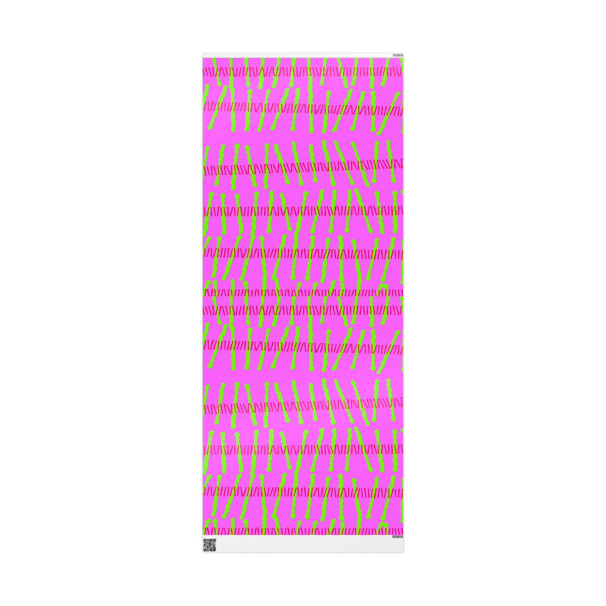 Ribbon Rhythm — Lime Laugh Wrapping Paper Roll