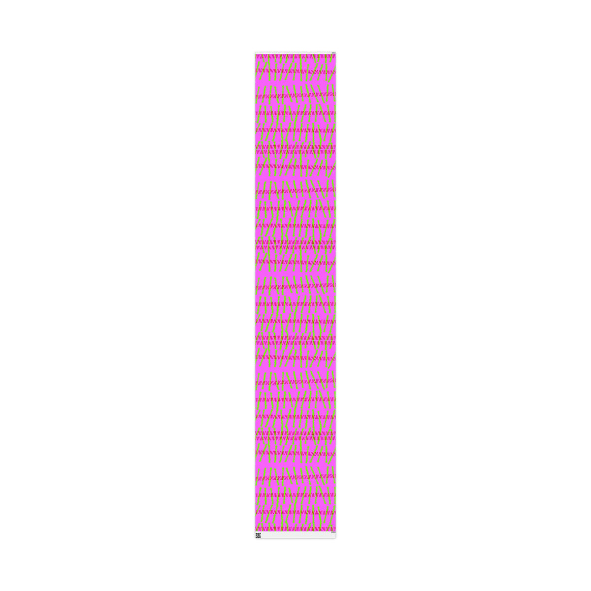 Ribbon Rhythm — Lime Laugh Wrapping Paper Roll