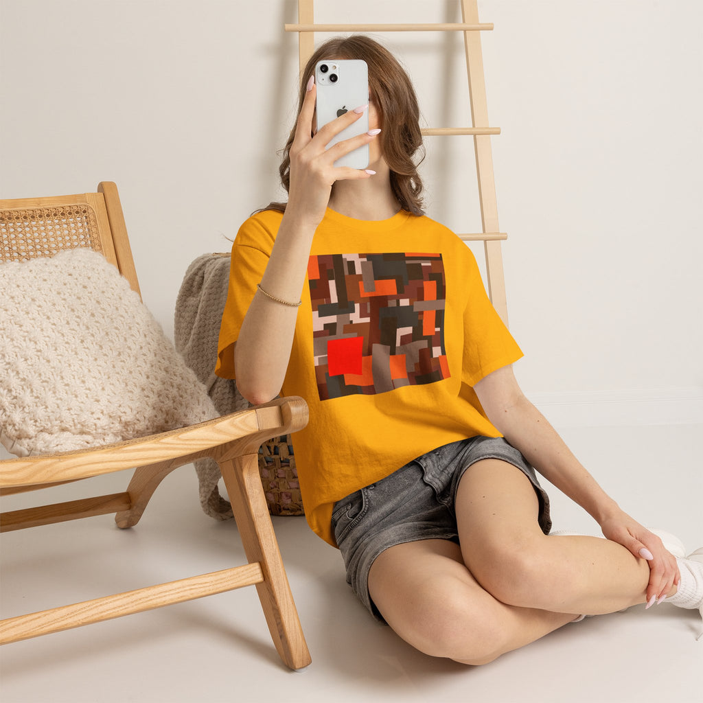 Scarlet Structure — Unisex Heavy Cotton T-Shirt