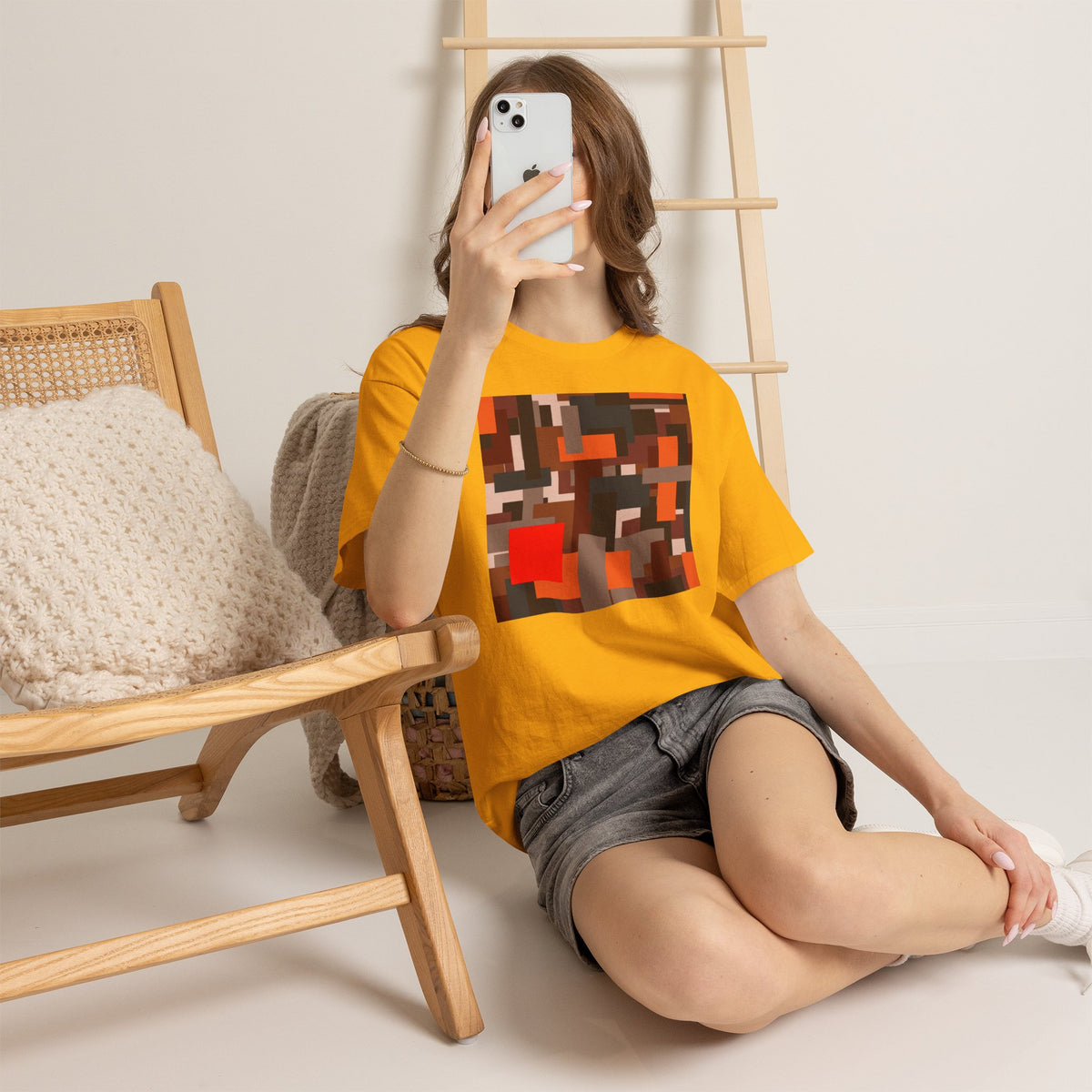 Scarlet Structure — Unisex Heavy Cotton T-Shirt