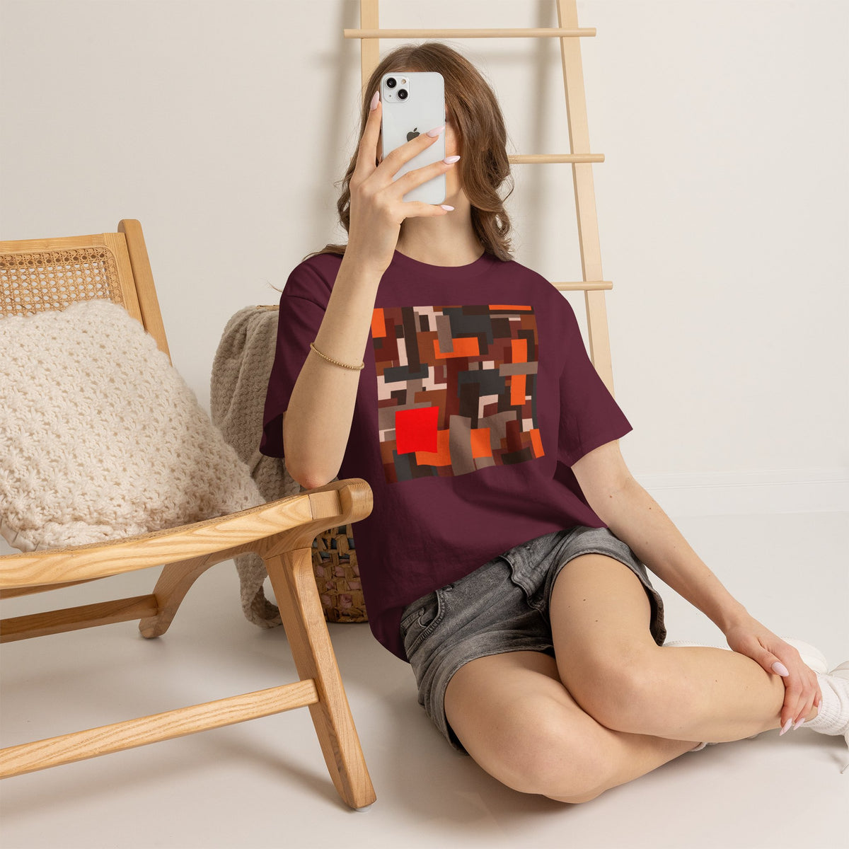 Scarlet Structure — Unisex Heavy Cotton T-Shirt