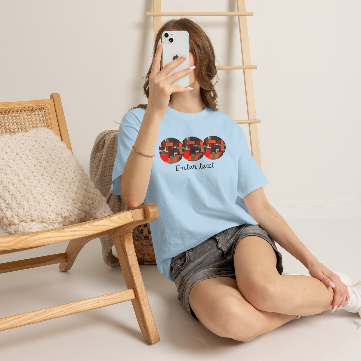 Circle Story — Geometric Graphic T-Shirt