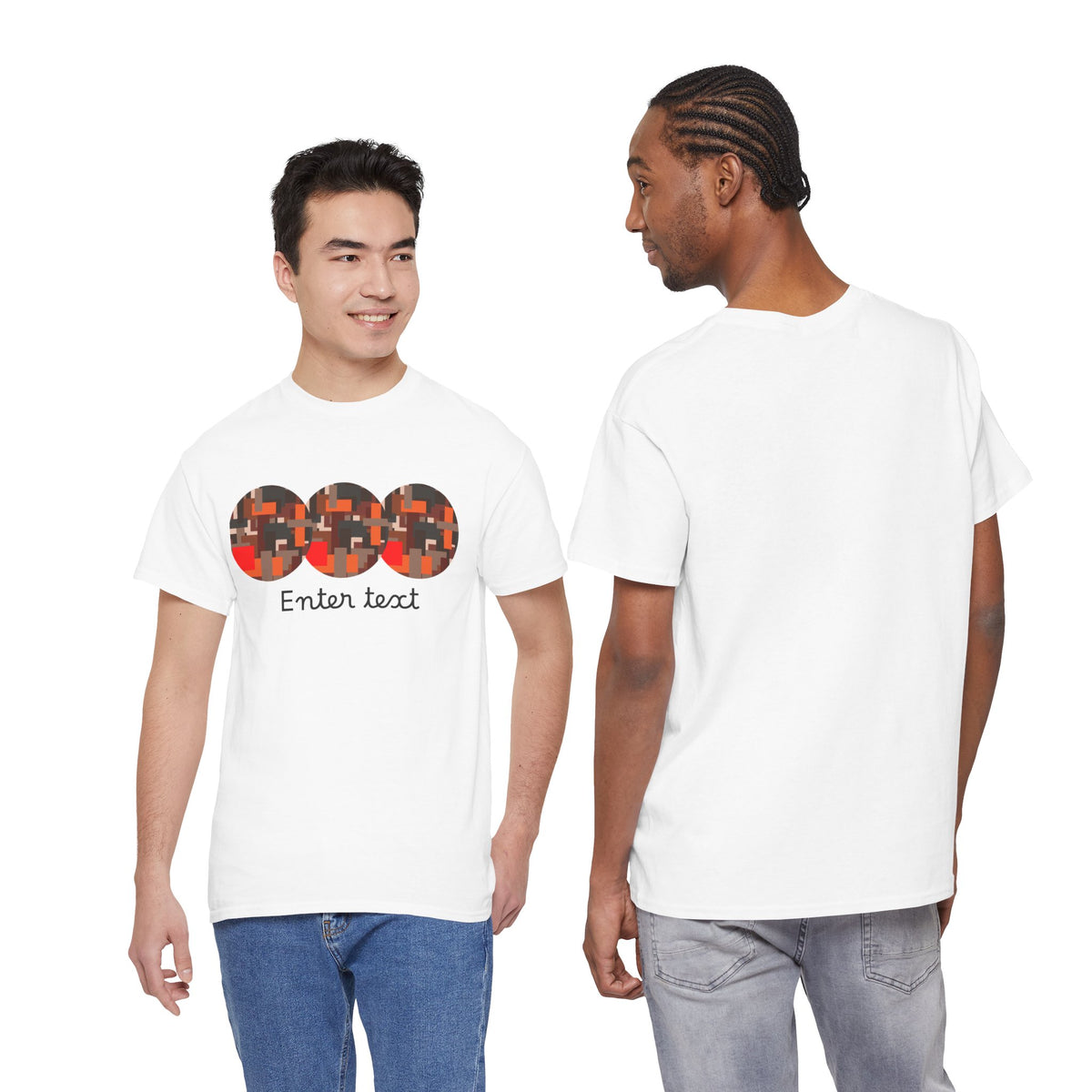 Circle Story — Geometric Graphic T-Shirt