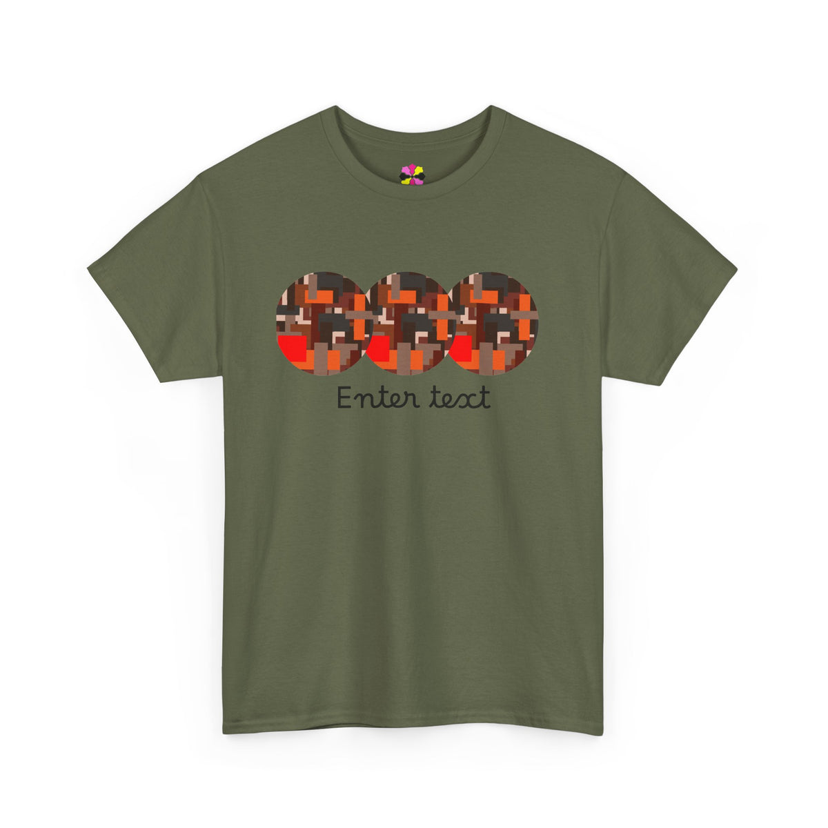 Circle Story — Geometric Graphic T-Shirt